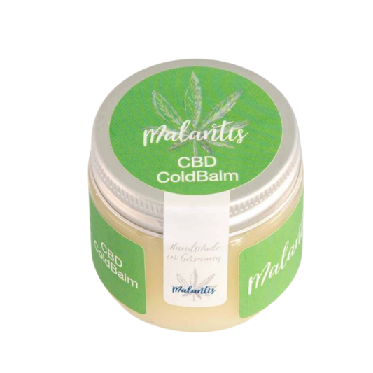 Weitwinkelaufnahme des Malantis CBD Cold Balm – kühlender Balsam zur Erfrischung und Regeneration