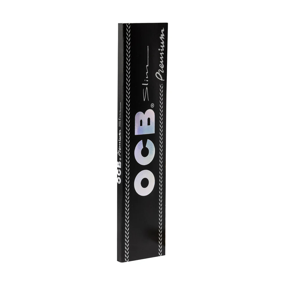 Weitwinkelaufnahme der OCB Premium Slim King Size Papers ohne Tips – klassischer Rauchgenuss